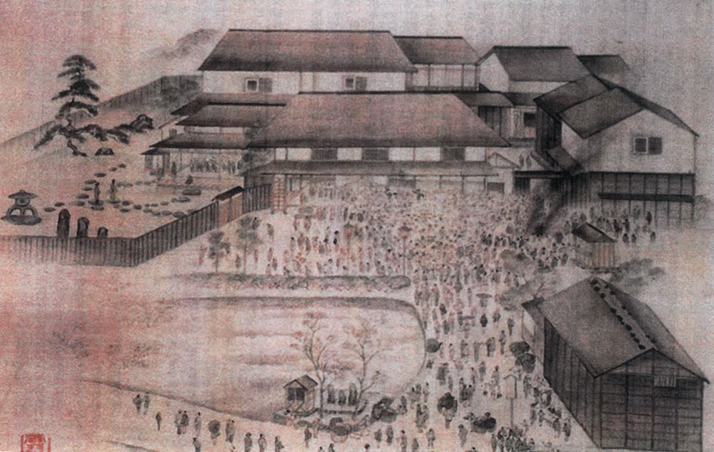 The posted photo is the Sato  house as it was in year 19 of  the Meiji Era (1886).