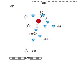 吉城の郷の地図